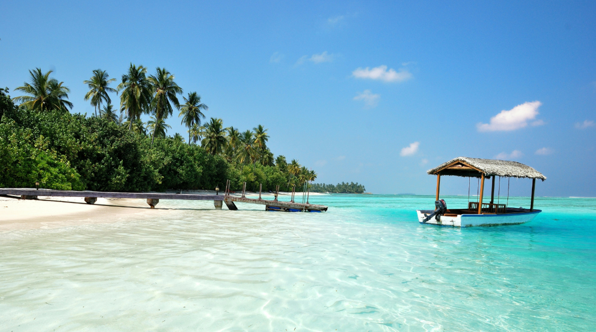 Beach in the Maldives