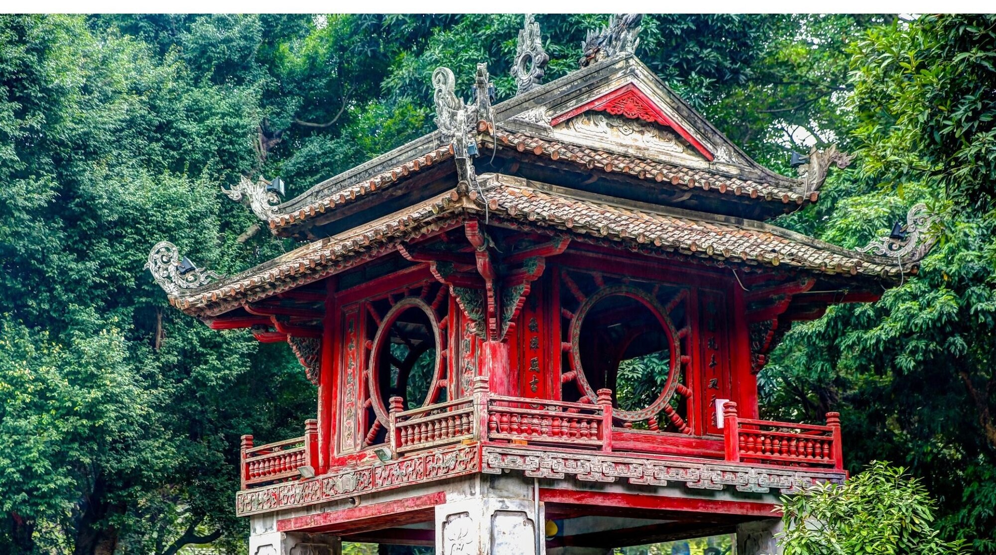 Temple de la Littérature à l’Académie Impériale de Hanoi Au Vietnam