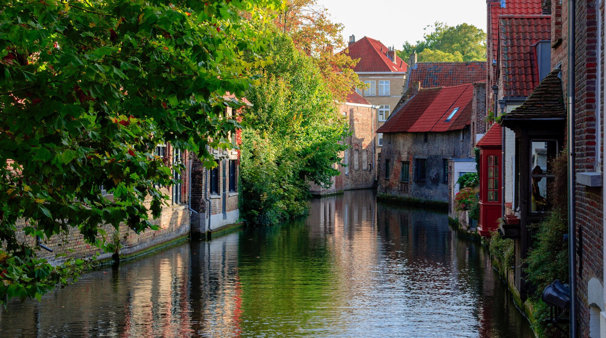 Canal in Bruges, Belgium