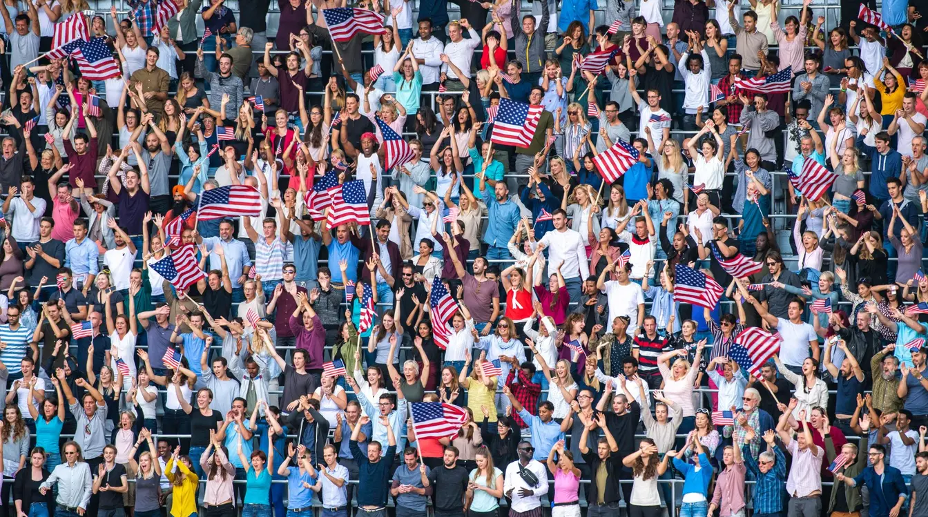 Fußballfans an einem der Spielorte in den USA zur WM 2026