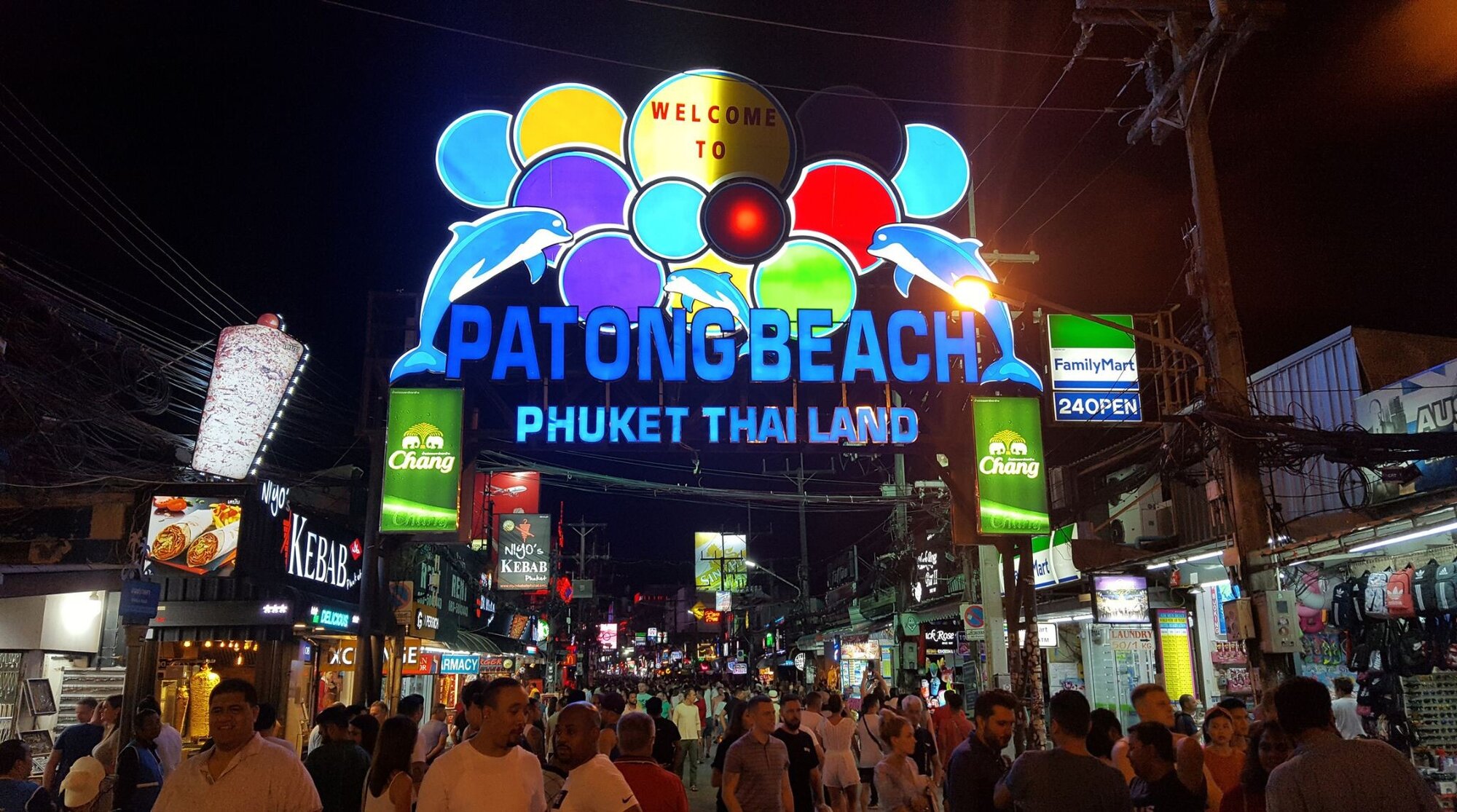 Entrée de Bangla Road Walking Street, Patong Phuket