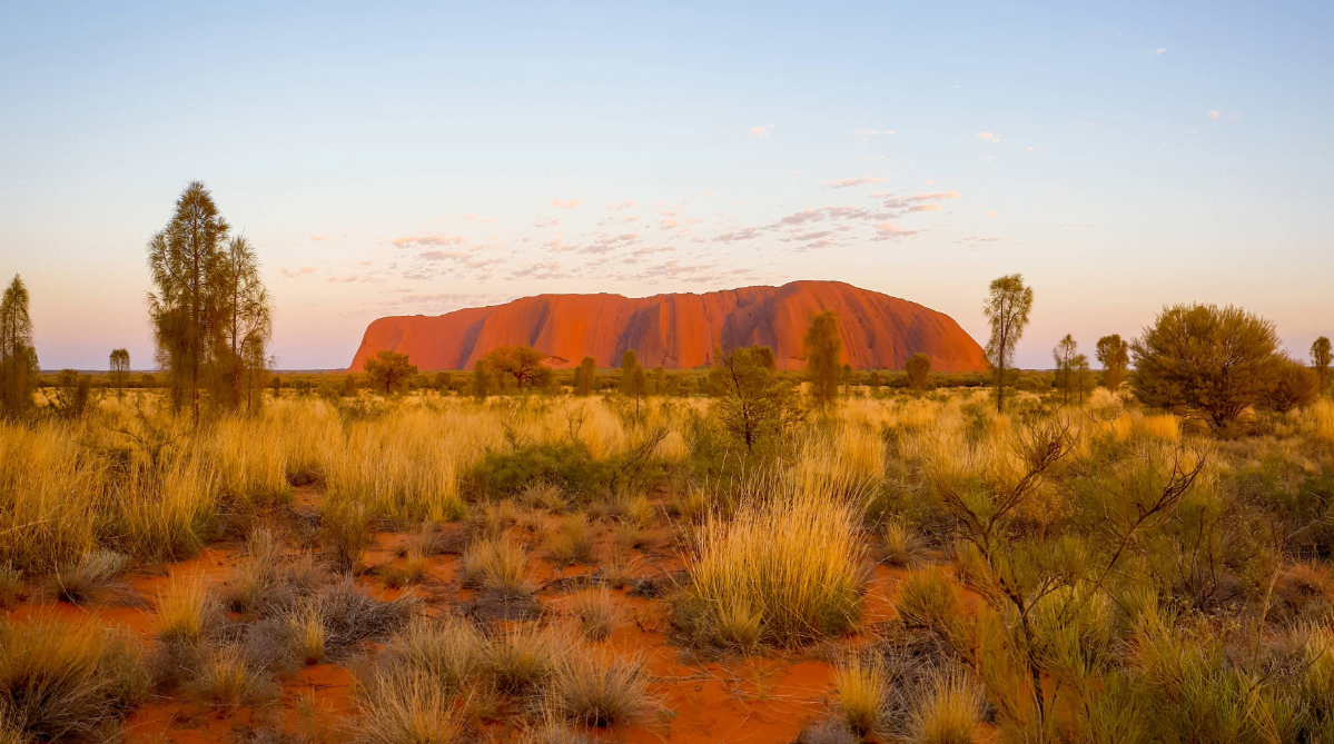 Uluru in the Australian Outback
