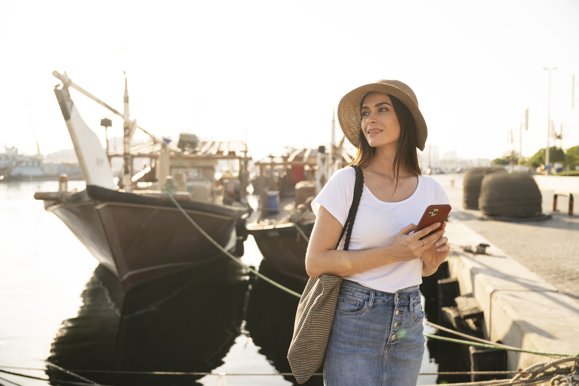 Frau mit Visum in Dubai