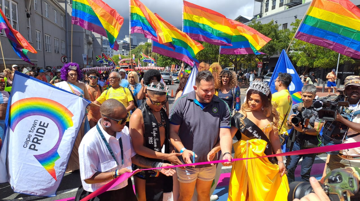 Ribbon-cutting ceremony to officiate the Cape Town Pride parade