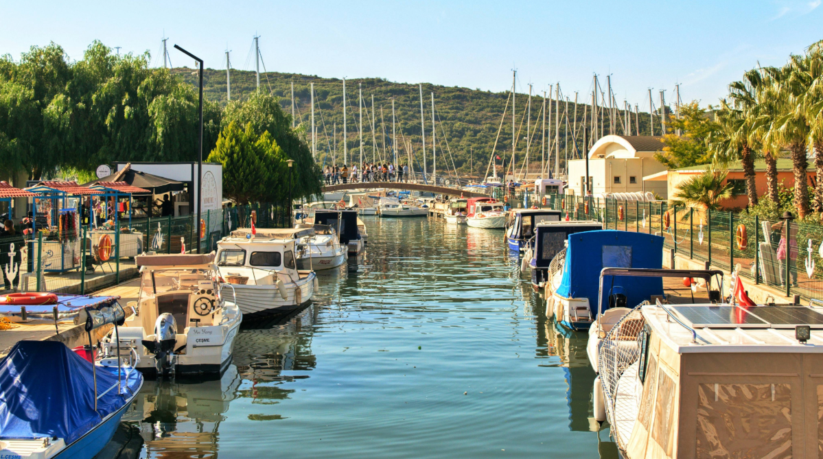 marina in İzmir, Turkey