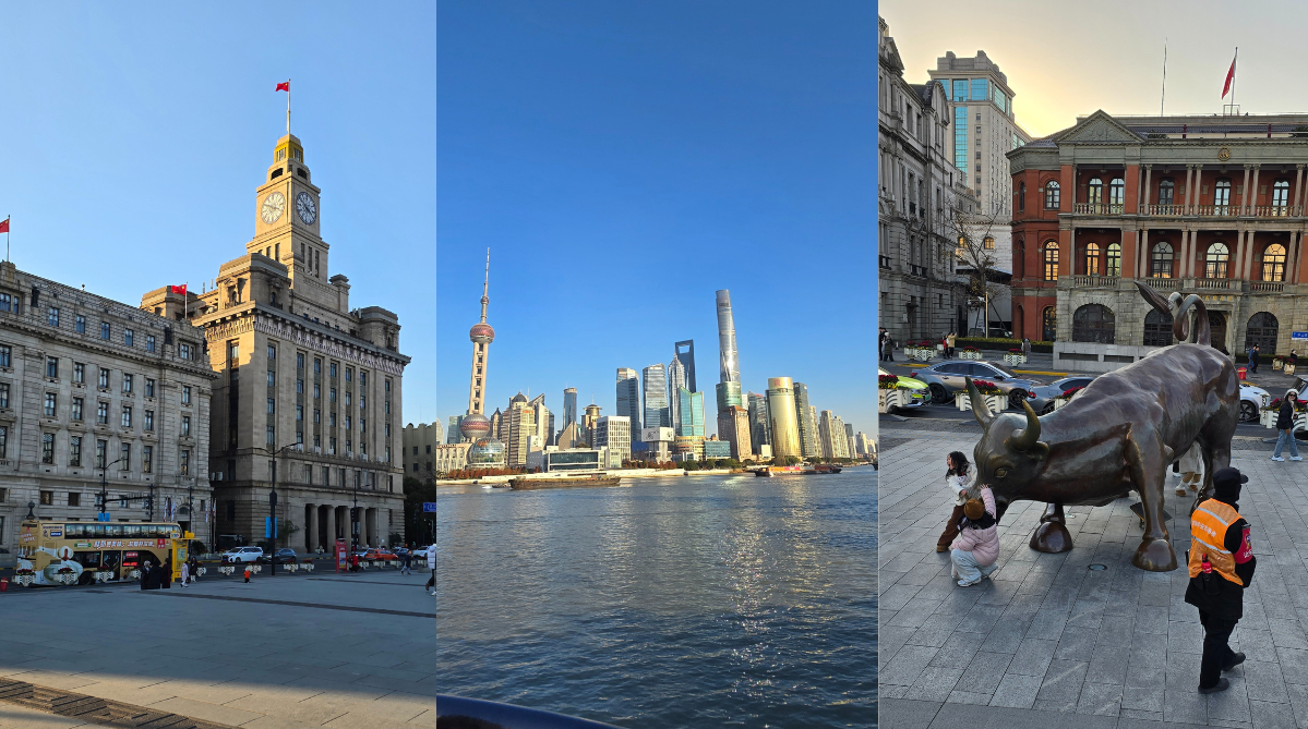 The Bund in Shanghai