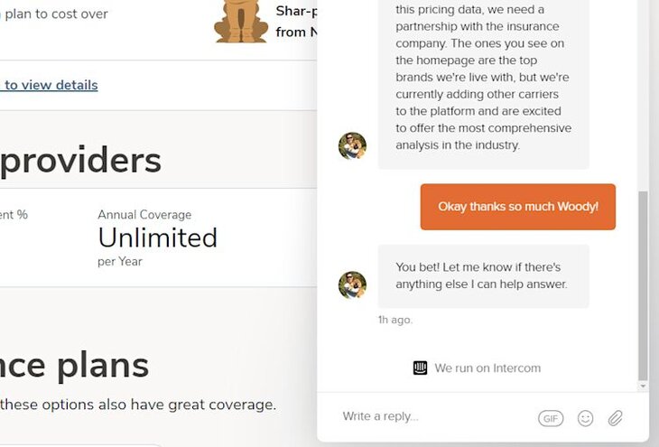 Pawlicy Advisor live chat support
