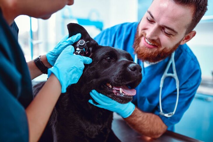 dog ear check-up