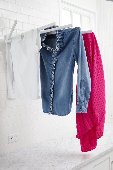 clothing hang drying