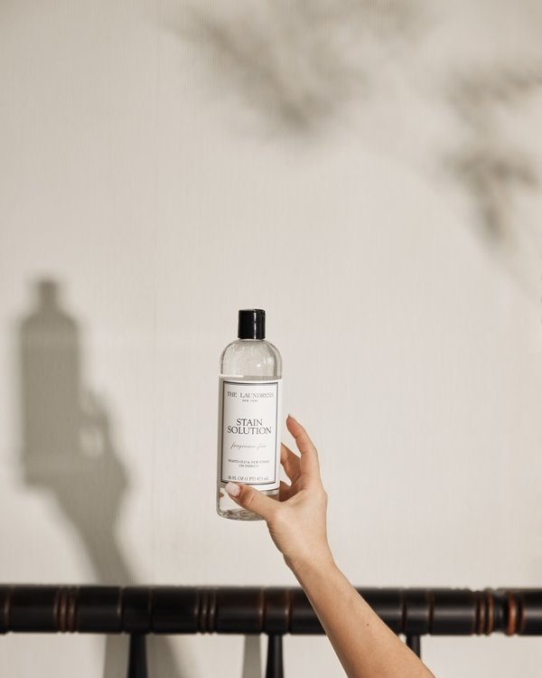 The Laundress fragrance-free Stain Solution for treating old and new fabric stains. 