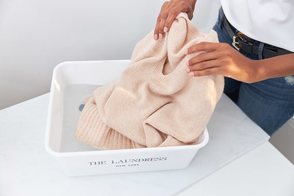 Hand washing cashmere sweater