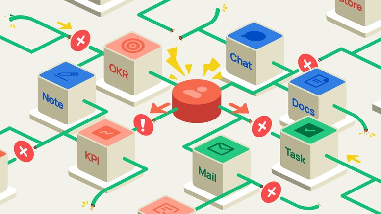 Graphic showing interplay between chat and task, plug-ins, reusable components