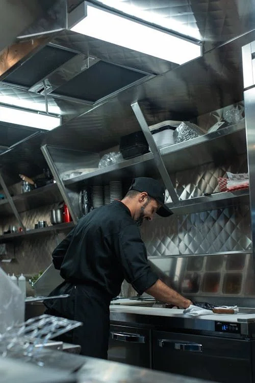 Commercial Kitchen Cleaning background