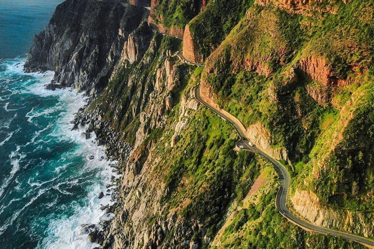 Chapman's Peak coastal drive scenic route