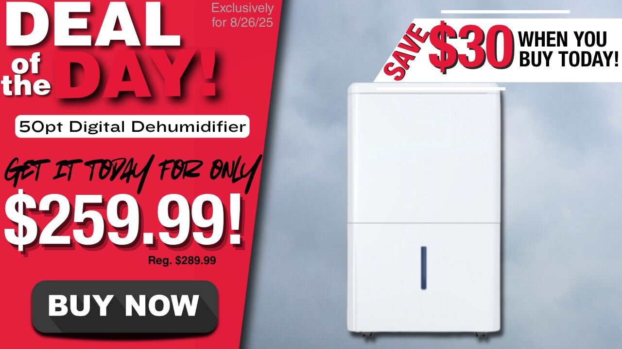 Deal of the Day 50pt Dehumidifier