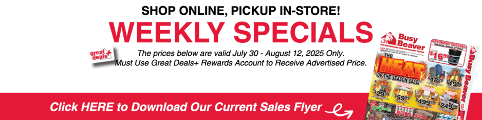 Click Here to Download Our Current Sales Flyer