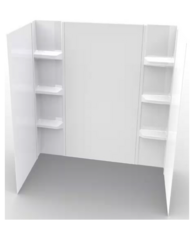 Polystyrene Glue Up Tub & Shower Surround