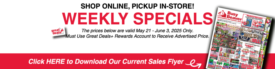 Click Here to Download Our Current Sales Flyer