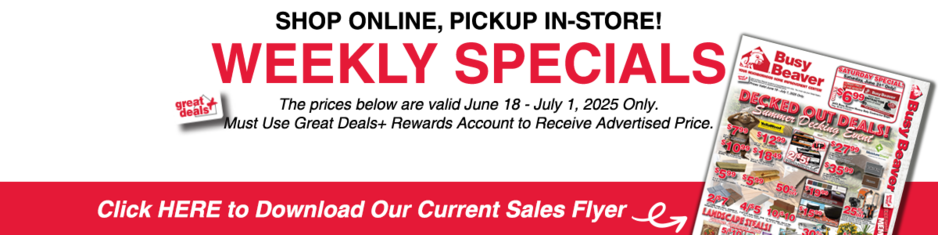 Click Here to Download Our Current Sales Flyer