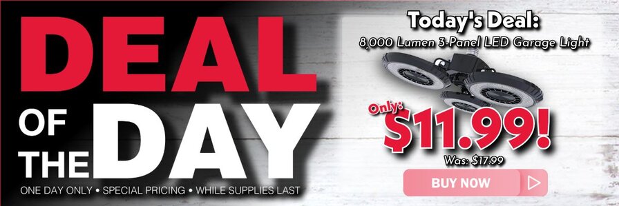 Deal of the Day 5/24 3 Panel Light