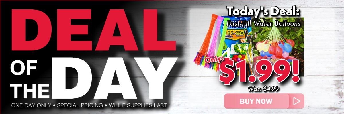 Deal of the Day 5/22 Fast-Fill Water Balloons
