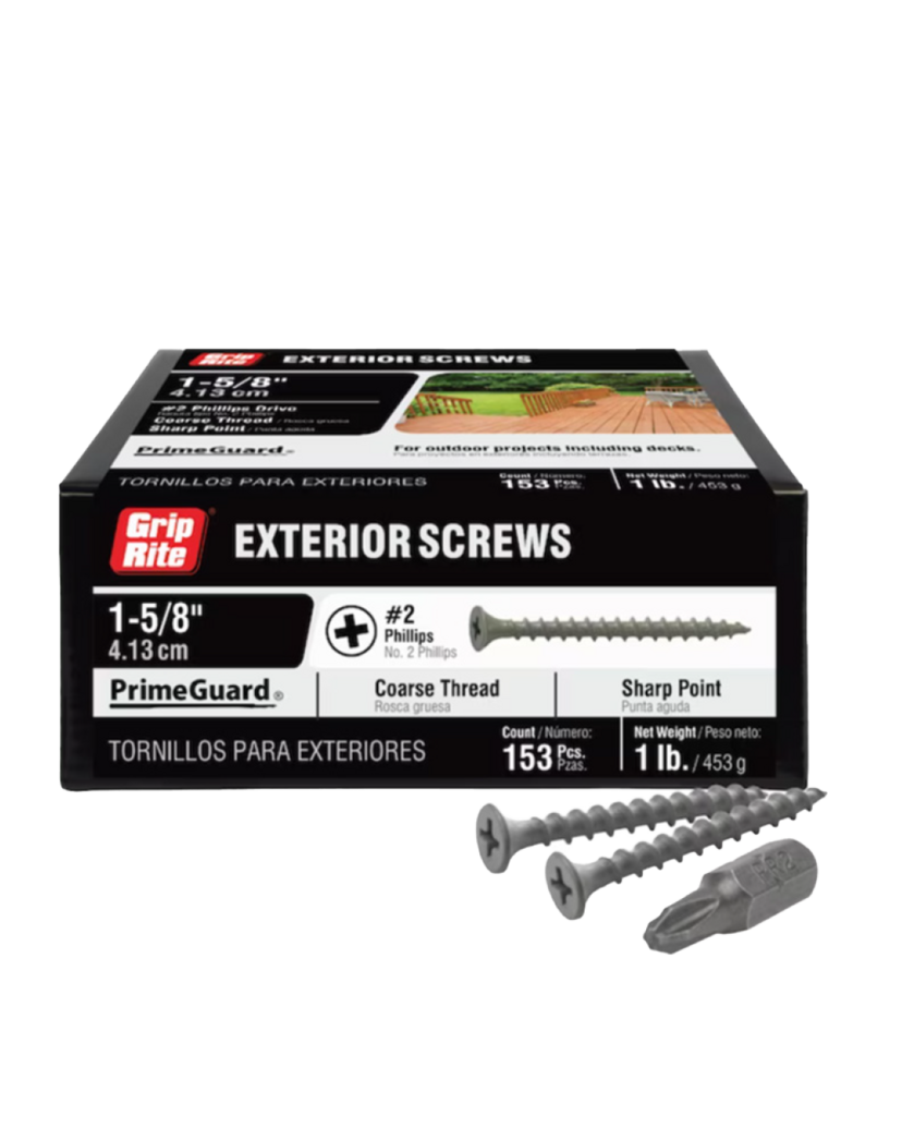 1lb Deck Screws Only $2.99!