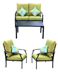 4-Piece Clearwater Steel Furniture Set