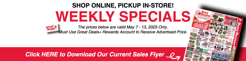 Click Here to Download Our Current Sales Flyer