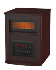 8-Element Electric Wood Infrared Heater