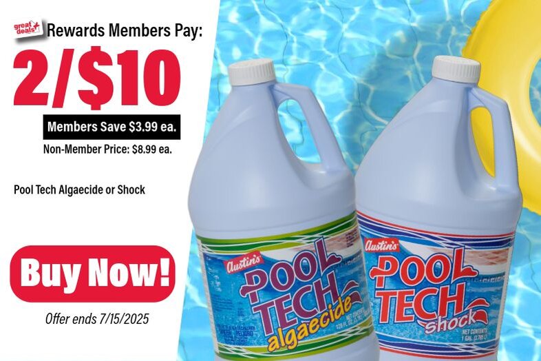 Pool Tech Gallons 2/$10