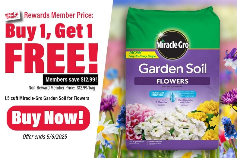 Miracle-Gro Garden Soil for Flowers