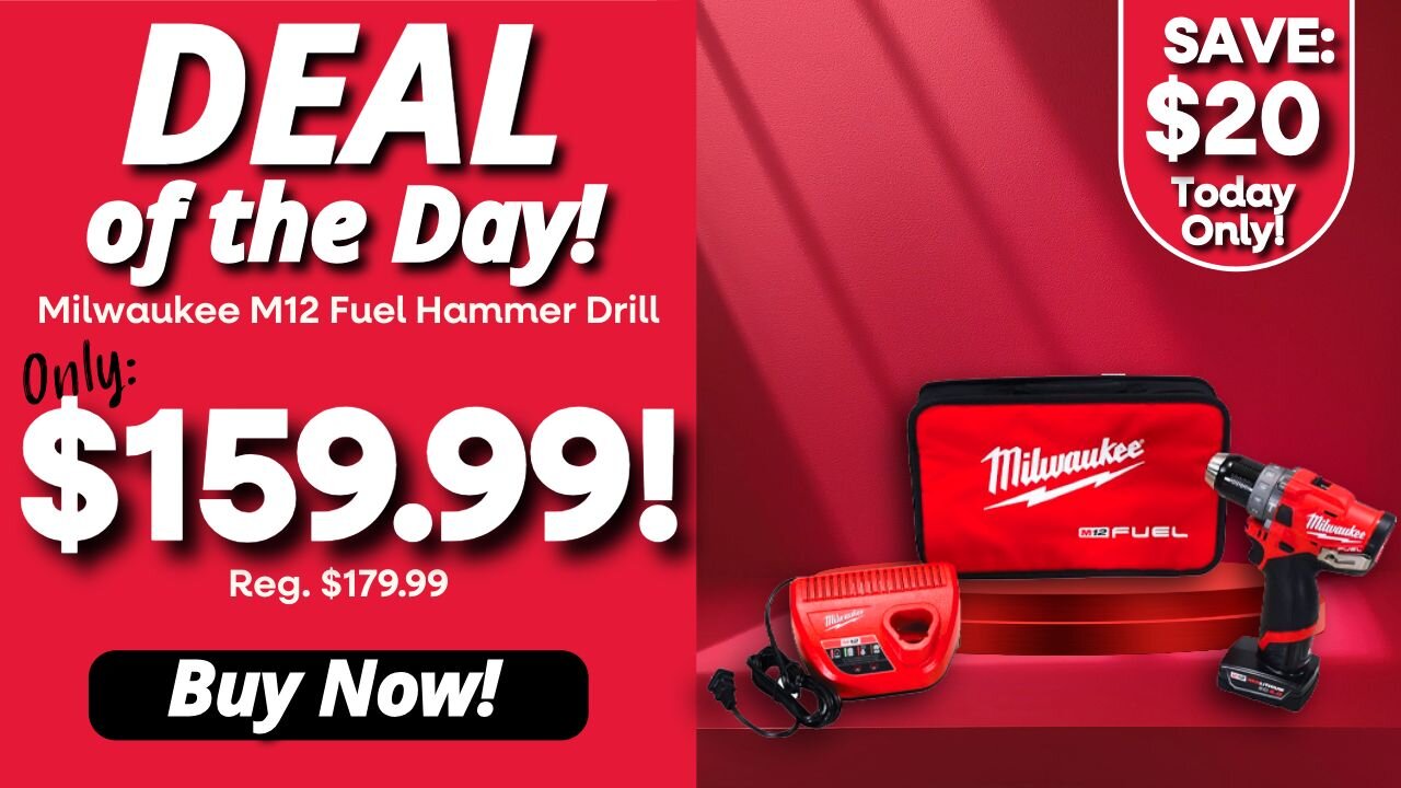 Deal of the Day 7/8 Milwaukee Hammer Drill