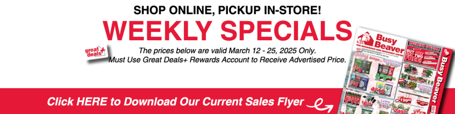 Click Here to Download Our Current Sales Flyer