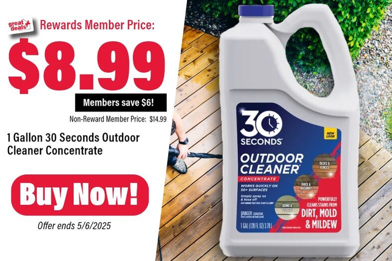 1 Gallon 30 Seconds Outdoor Cleaner
