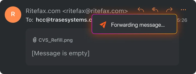 Email and Fax Rerouting Agent