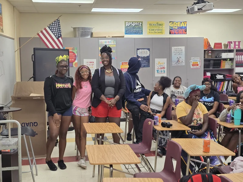 Speak Out Club youth education in classroom