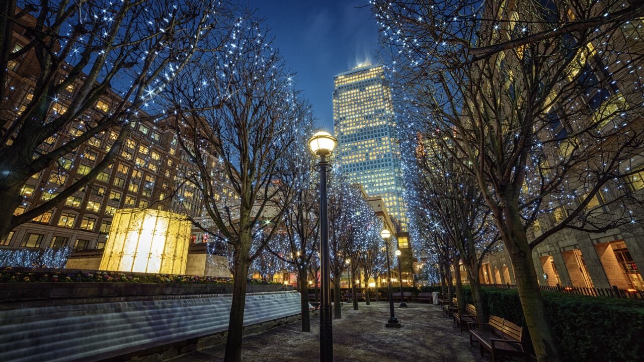 Canary Wharf - Winter Lights