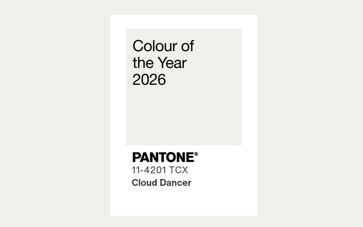 Image from Pantone's Colour of the Year: Minimalism versus Minimal Effort