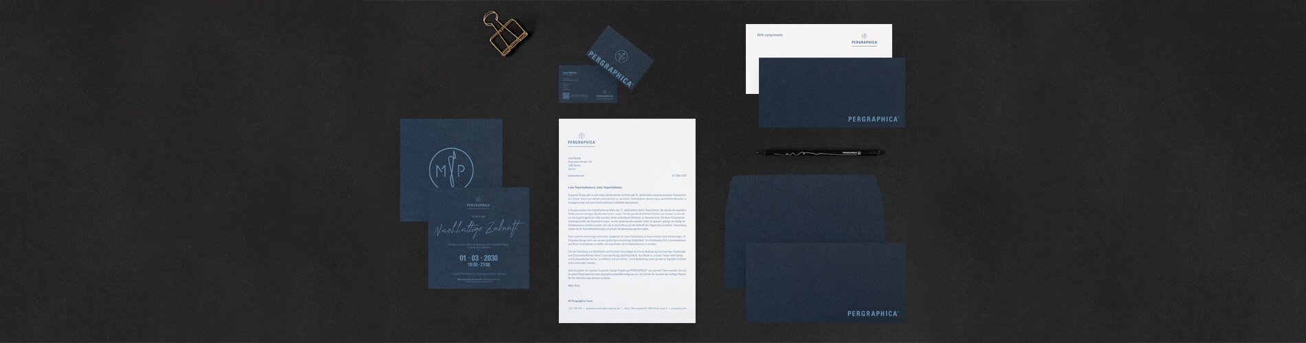 Pergraphica corporate design papers