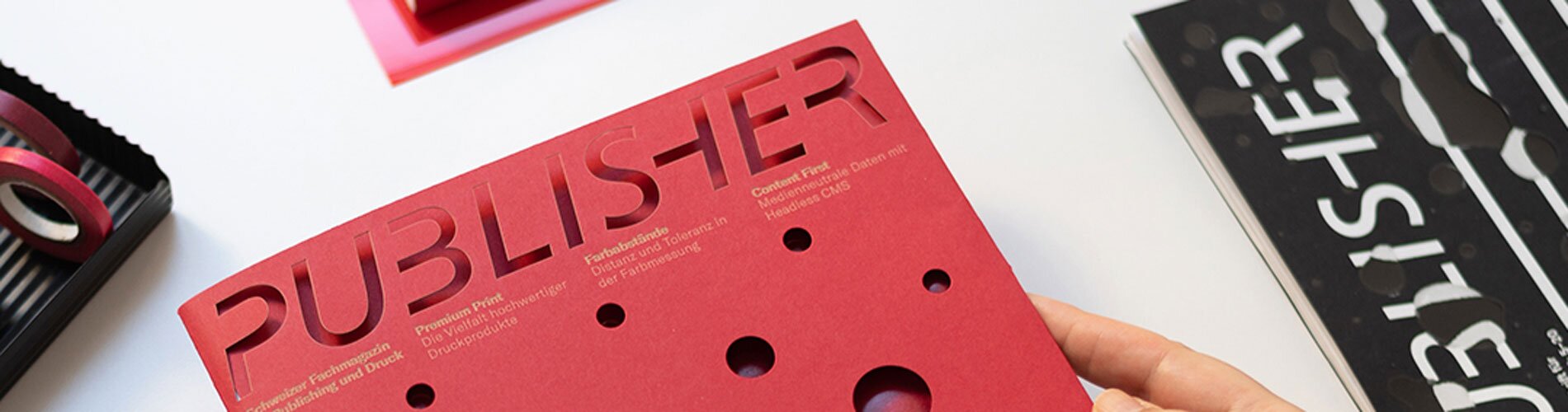 Publisher magazine banner
