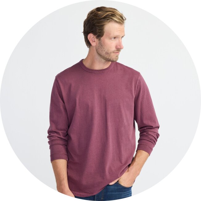 Men’s cotton garter-stitch sweaters