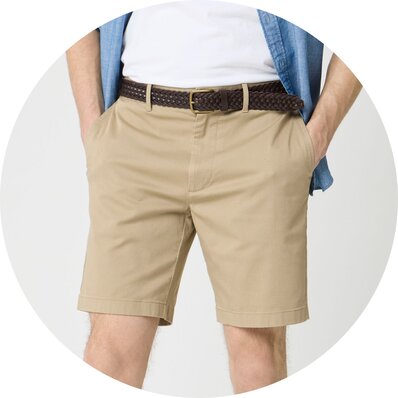 All men’s chino shorts