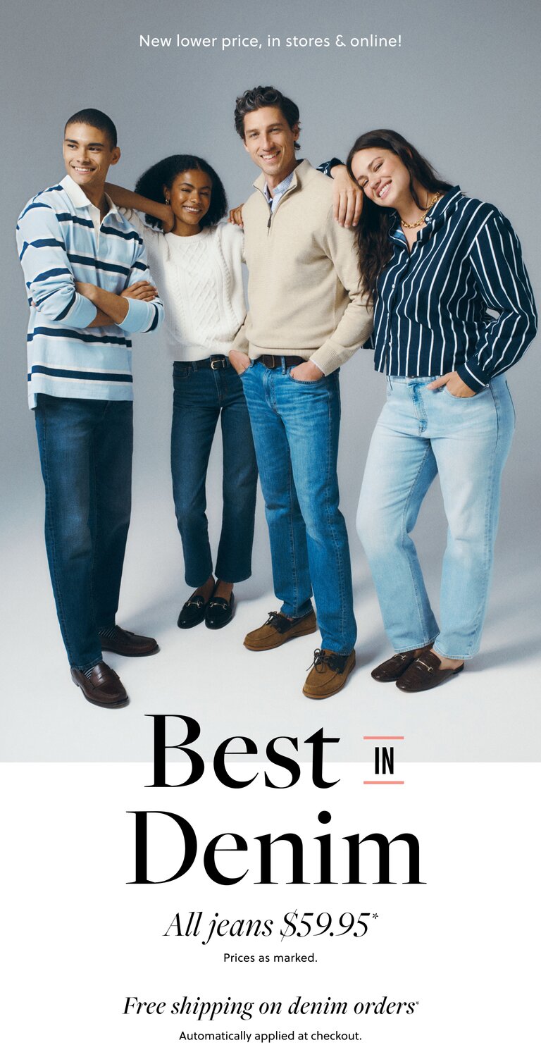 Best in Denim All jeans $59.95