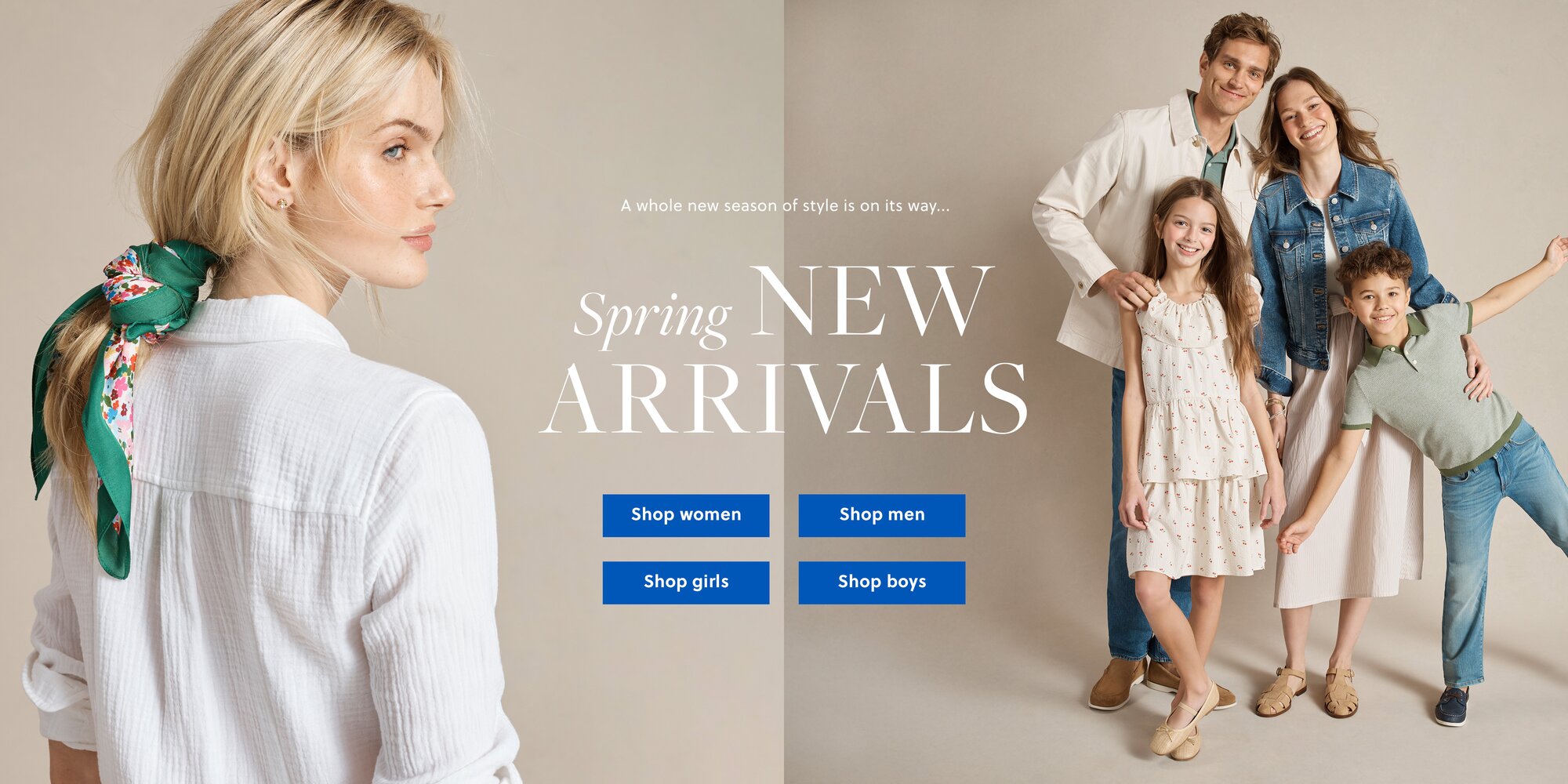 Spring New Arrivals - A whole new season is on its way