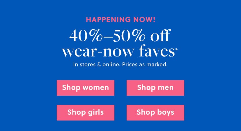 JCrew Factory Promo Banner