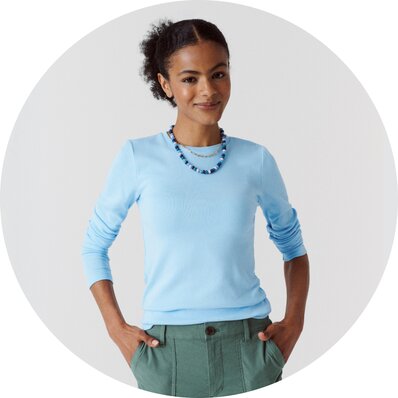 Women’s long-sleeve everyday tees