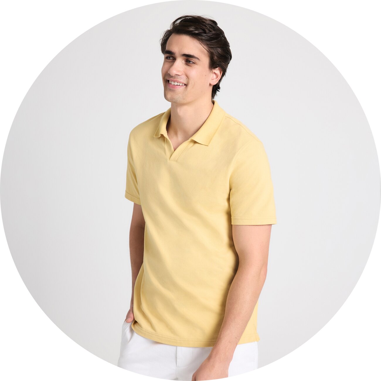 Men’s soft-touch polos
