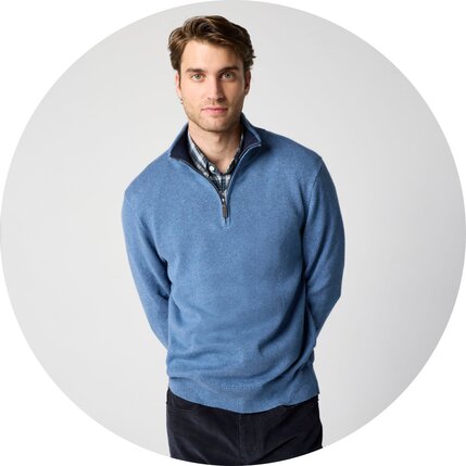 Men’s cotton sweater-tees