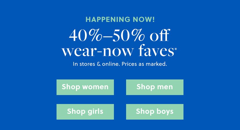 JCrew Factory Promo Banner