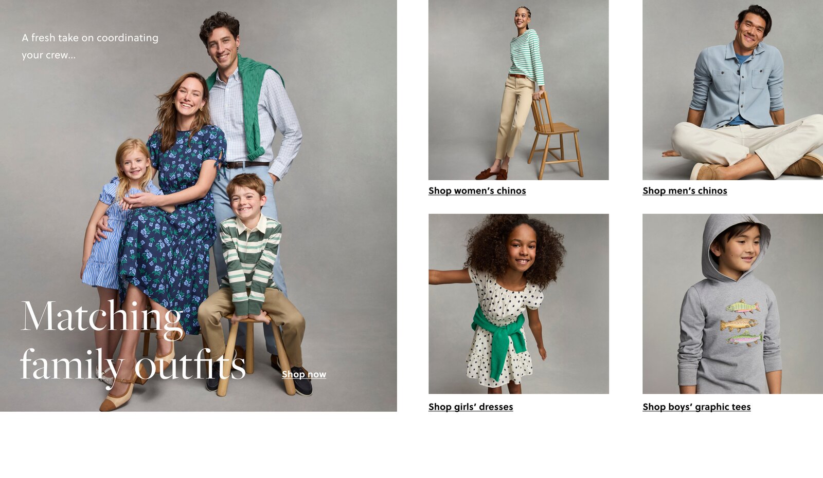 L is for the way you'll love these looks...
The Sweetheart Shop
Shop for the family